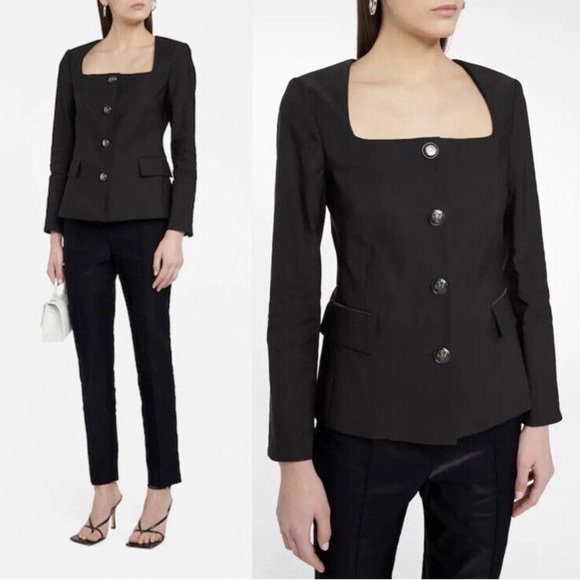 VERONICA BEARD Ria collarless Jacket - Picture 1 of 13